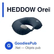 HEDDOW Oreiller de voyage gonflable - Miniature 10