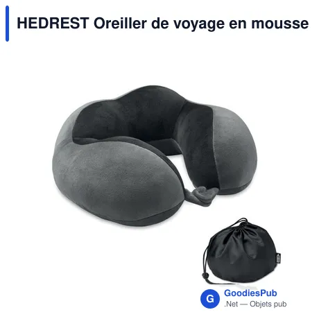 HEDREST Oreiller de voyage en mousse
