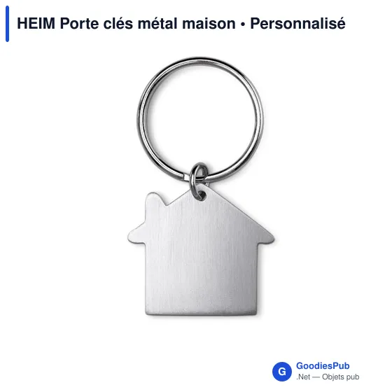 HEIM Porte clés métal maison - Image 2