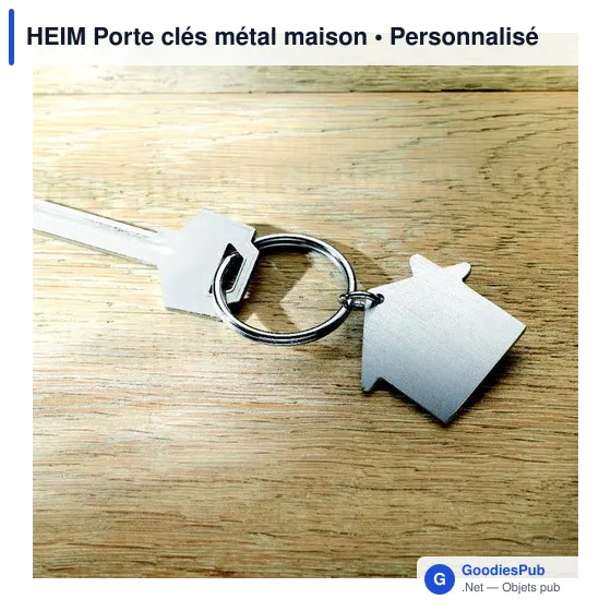 HEIM Porte clés métal maison - Image 4