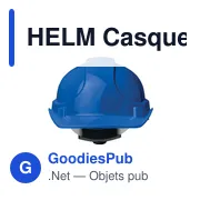HELM Casque de sécurité en ABS - Miniature 4