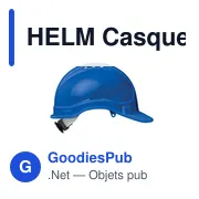 HELM Casque de sécurité en ABS - Miniature 5