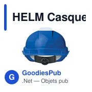 HELM Casque de sécurité en ABS - Miniature 6