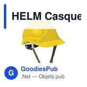 HELM Casque de sécurité en ABS - Miniature 8