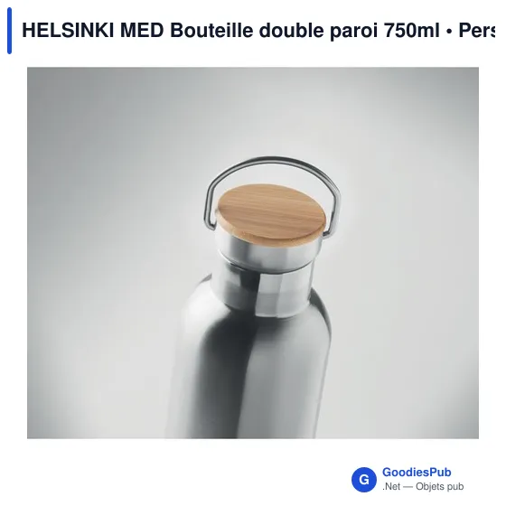 HELSINKI MED Bouteille double paroi 750ml - Image 5