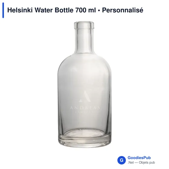 Bouteille d'eau personnalisable Helsinki 700 ml avec logo - Image 2