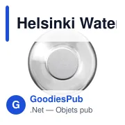 Bouteille d'eau personnalisable en verre avec logo - Helsinki 1L - Miniature 4