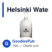 Bouteille d'eau personnalisable en verre avec logo - Helsinki 700 ml - Miniature 1