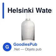Bouteille d'eau personnalisable en verre avec logo - Helsinki 700 ml - Miniature 3