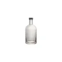 Variante argenté - Bouteille d'eau personnalisable en verre avec logo - Helsinki 700 ml