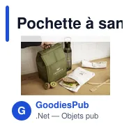Pochette à sandwich personnalisable en chanvre avec logo - Miniature 5