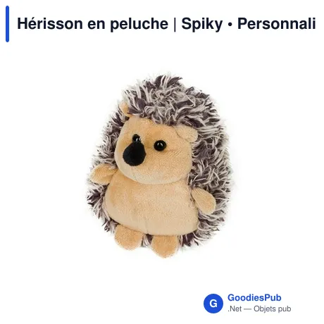 Hérisson en peluche | Spiky