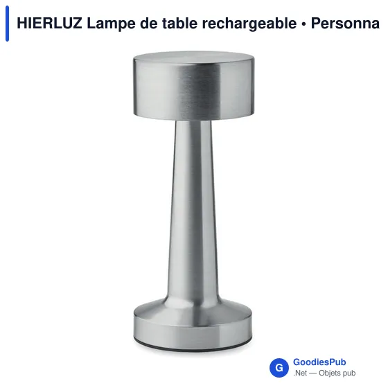 HIERLUZ Lampe de table rechargeable - Image 1