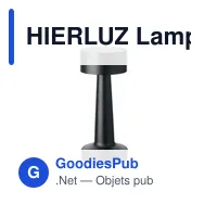 HIERLUZ Lampe de table rechargeable - Miniature 11