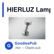 HIERLUZ Lampe de table rechargeable - Miniature 4
