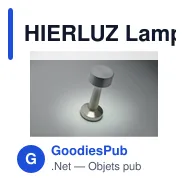 HIERLUZ Lampe de table rechargeable - Miniature 6