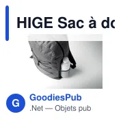 HIGE Sac à dos polyester 600D RPET - Miniature 6