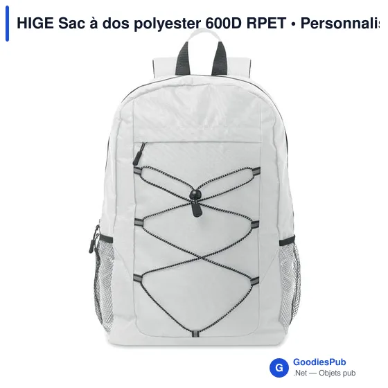 HIGE Sac à dos polyester 600D RPET - Image 9
