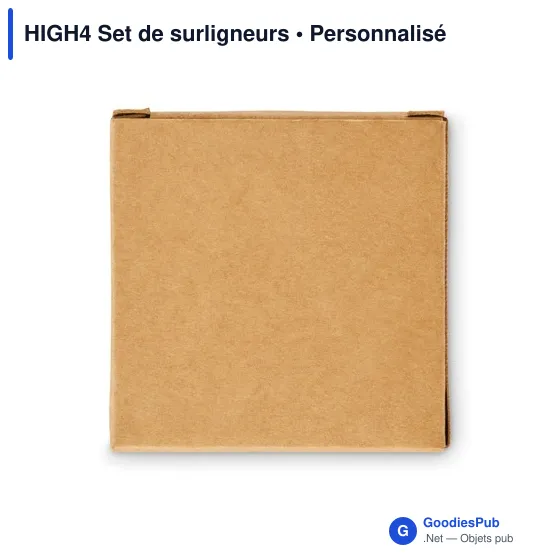 Surligneurs personnalisables avec logo - HIGH4 Set de surligneurs - Image 6