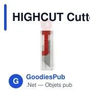 HIGHCUT Cutter plastique - Miniature 1