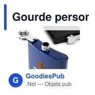 Gourde personnalisable HipFlask 200 ml avec logo - Miniature 11