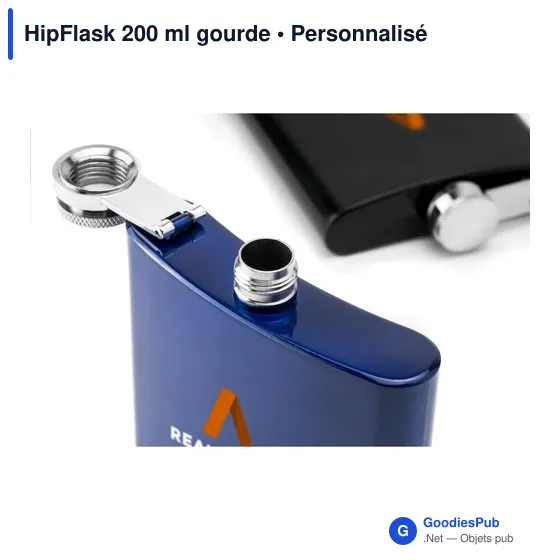 Gourde personnalisable HipFlask 200 ml avec logo - Image 11