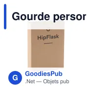 Gourde personnalisable HipFlask 200 ml avec logo - Miniature 5