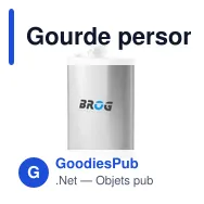 Gourde personnalisable HipFlask 200 ml avec logo - Miniature 8