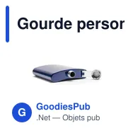 Gourde personnalisable HipFlask 200 ml avec logo - Miniature 10