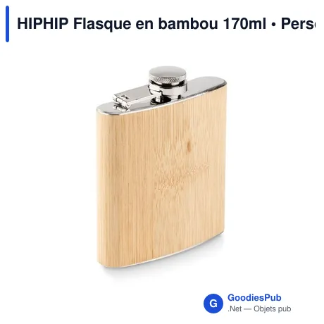 HIPHIP Flasque en bambou 170ml