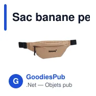 Sac banane personnalisable HIPLA avec logo en 600D RPET - Miniature 11