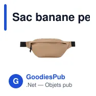Sac banane personnalisable HIPLA avec logo en 600D RPET - Miniature 8