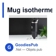 Mug isotherme personnalisable Hippo Recycled Steel Cup 900 ml avec logo - Miniature 4
