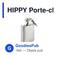 HIPPY Porte-clés avec mini flasque - Miniature 2
