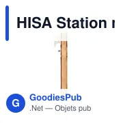 HISA Station météo en bambou - Miniature 2