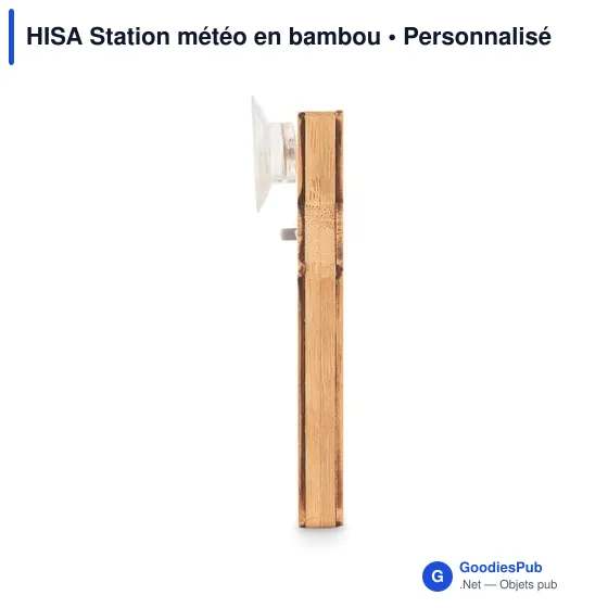 HISA Station météo en bambou - Image 2