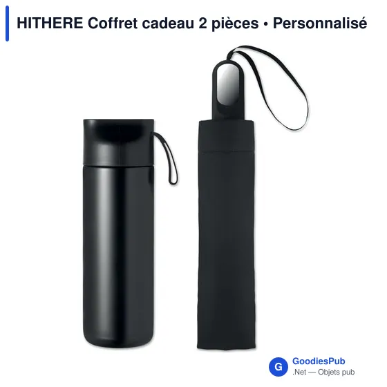 Coffret cadeau personnalisable 2 pièces avec logo - HITHERE - Image 2