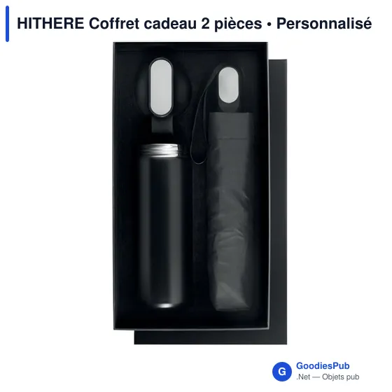 Coffret cadeau personnalisable 2 pièces avec logo - HITHERE - Image 4