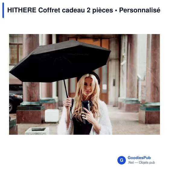 Coffret cadeau personnalisable 2 pièces avec logo - HITHERE - Image 6