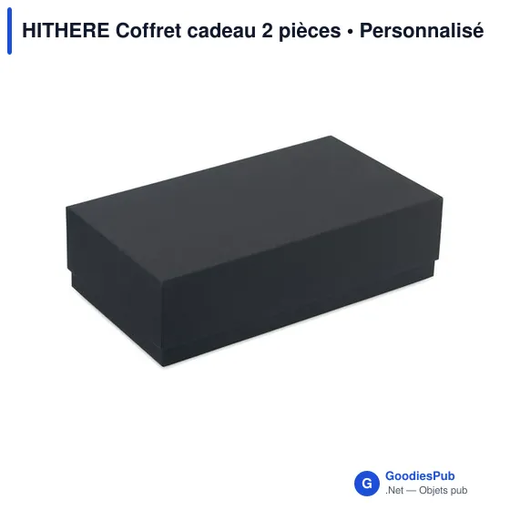 Coffret cadeau personnalisable 2 pièces avec logo - HITHERE - Image 7