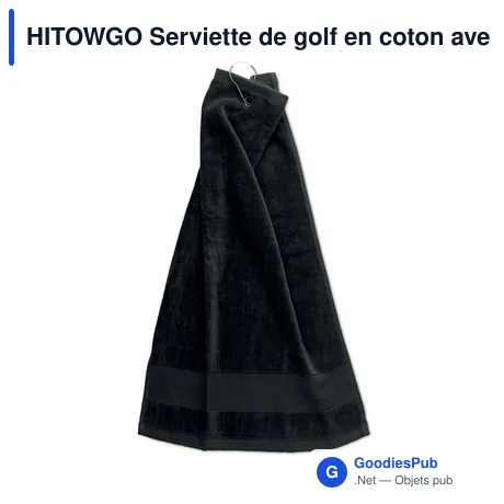 HITOWGO Serviette de golf en coton avec