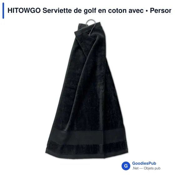 HITOWGO Serviette de golf en coton avec - Image 2