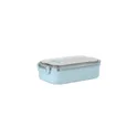 Variante bleu bébé - Boîte à lunch personnalisable HOAGIE avec logo en PP