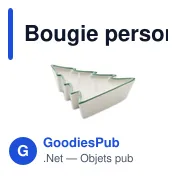 Bougie personnalisable en cire végétale avec logo - HOLIFIR - Miniature 1