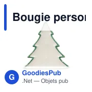 Bougie personnalisable en cire végétale avec logo - HOLIFIR - Miniature 2