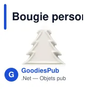 Bougie personnalisable en cire végétale avec logo - HOLIFIR - Miniature 3