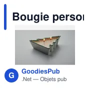 Bougie personnalisable en cire végétale avec logo - HOLIFIR - Miniature 7