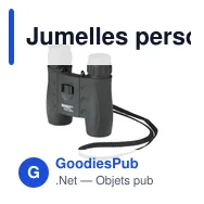Jumelles personnalisables Homey's Binoculars Katie avec logo - Miniature 2