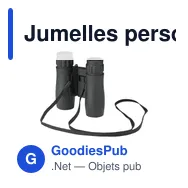 Jumelles personnalisables Homey's Binoculars Katie avec logo - Miniature 3