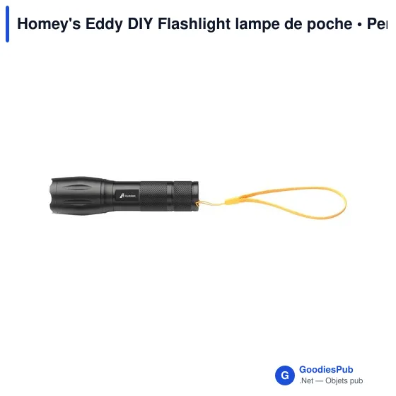 Lampe de poche personnalisable Homey's Eddy DIY avec logo - Image 3